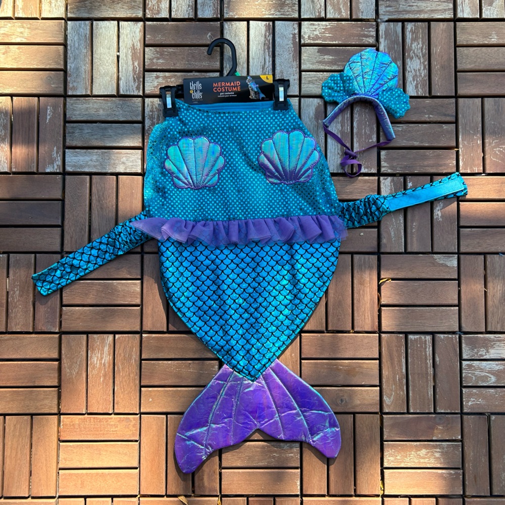 Thrills and Chills Mermaid Dog Costume